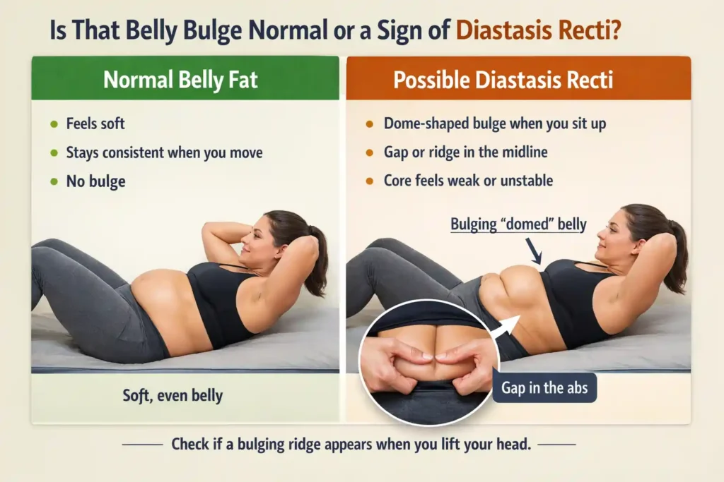 Is That Belly Bulge Normal or a Sign of Diastasis Recti Brackley