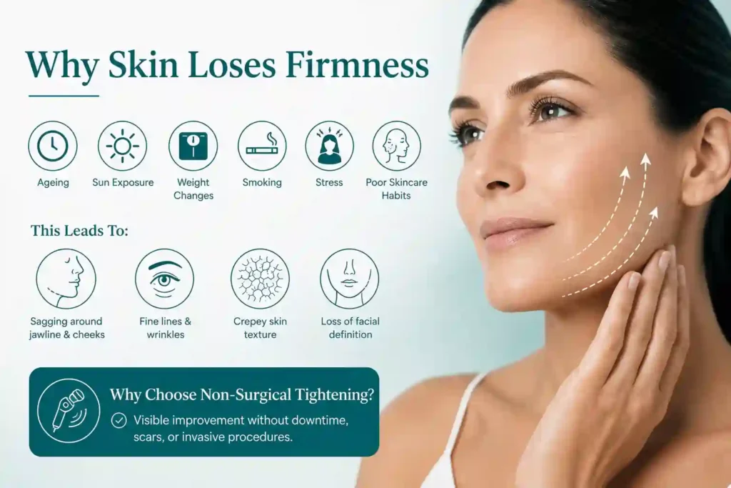 What Makes Skin Lose Firmness and Why Do People Seek Non-Surgical Tightening Brackley?