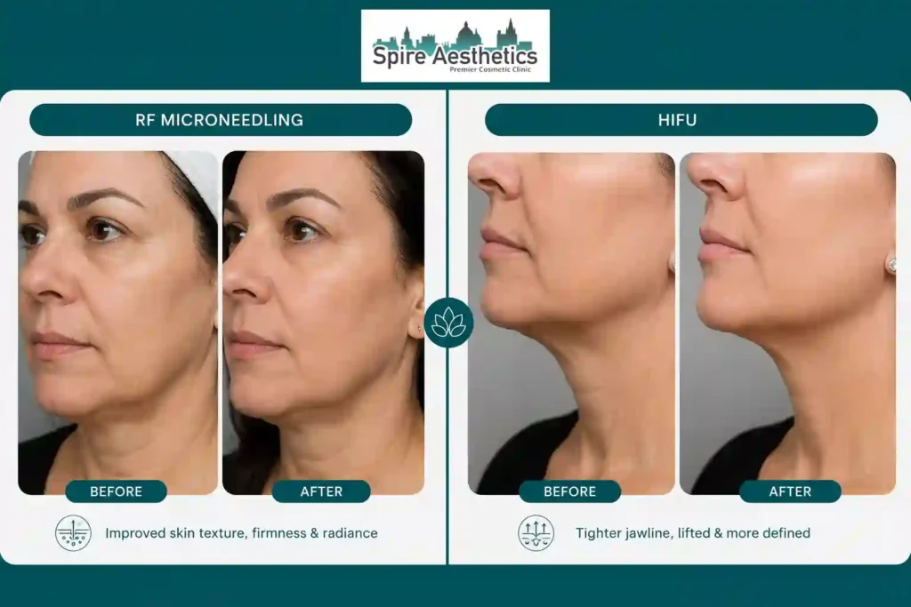Can RF Microneedling and HIFU Be Combined Brackley?